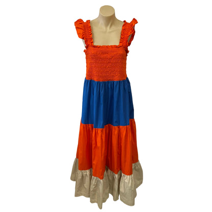 Colour Block Dress - Size 14