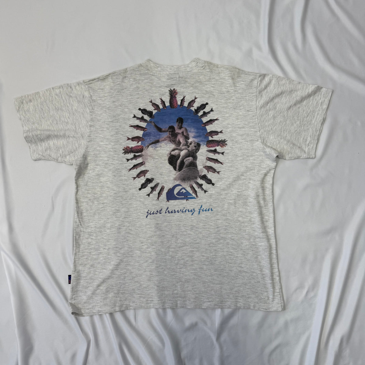 Grey Graphic Tee - Size M