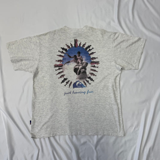 Grey Graphic Tee - Size M