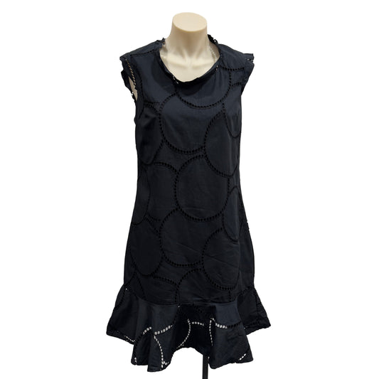 Black Cotton Dress - Size 10