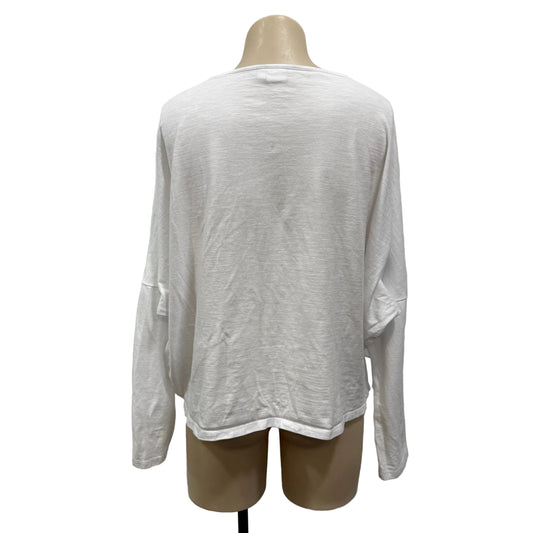 White Cotton Long Sleeve- Size 12