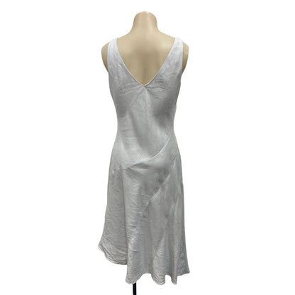Pale Blue Linen Dress - Size 12