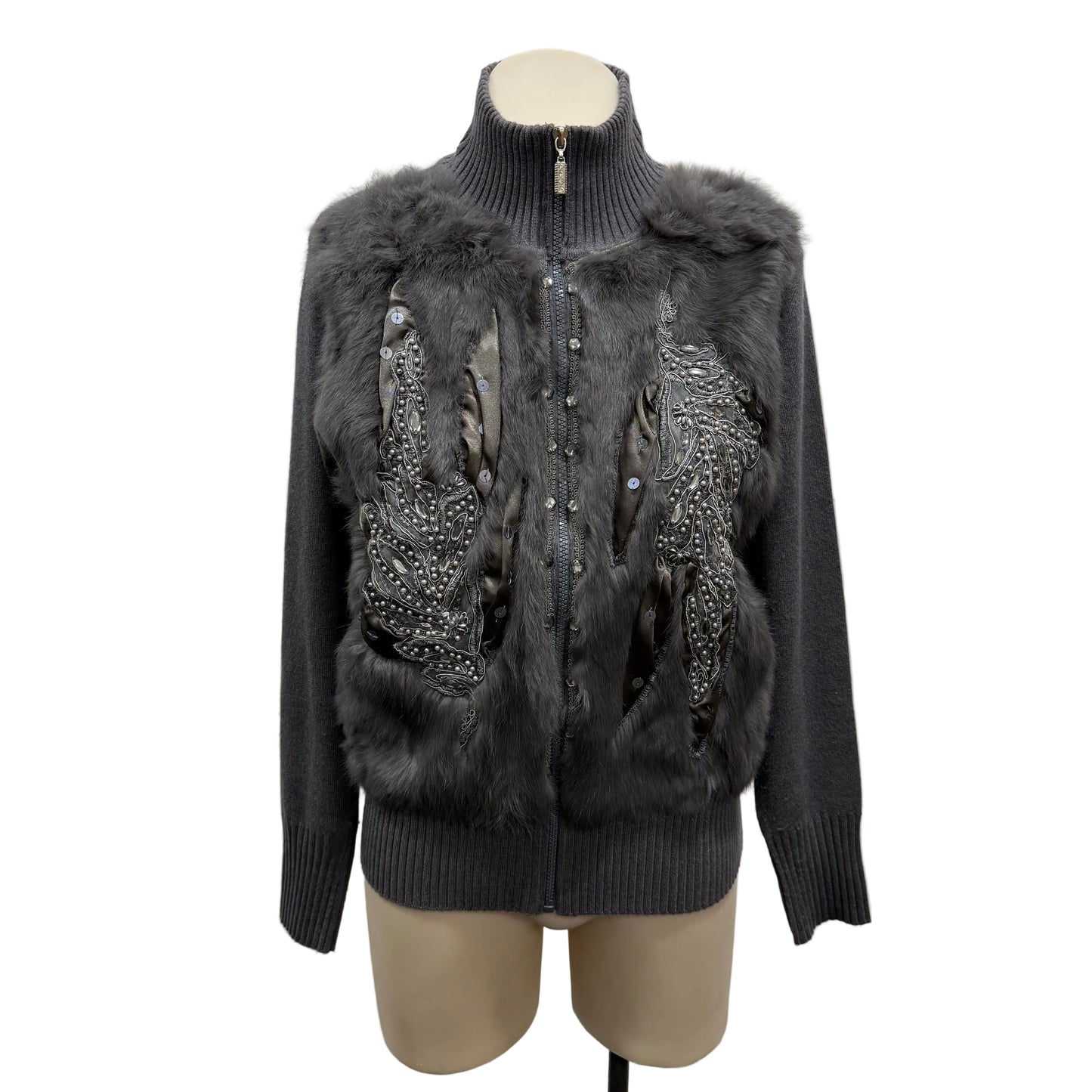 Funky Knit Zip Up - Size 10