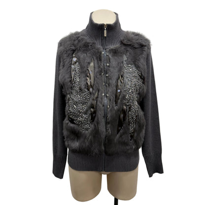 Funky Knit Zip Up - Size 10