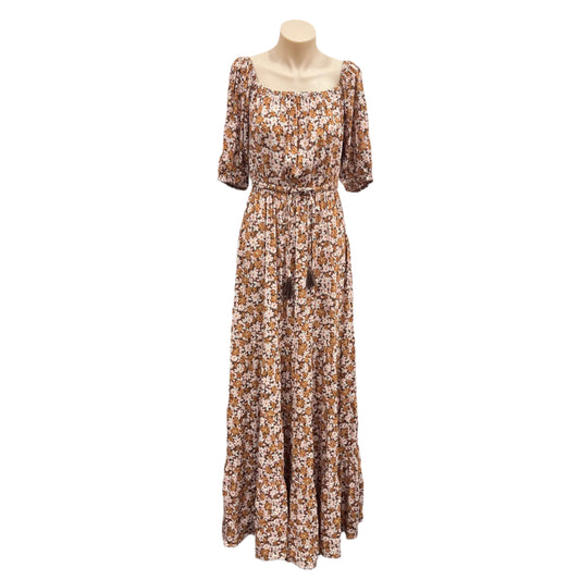 Floral Maxi Dress - Size 8