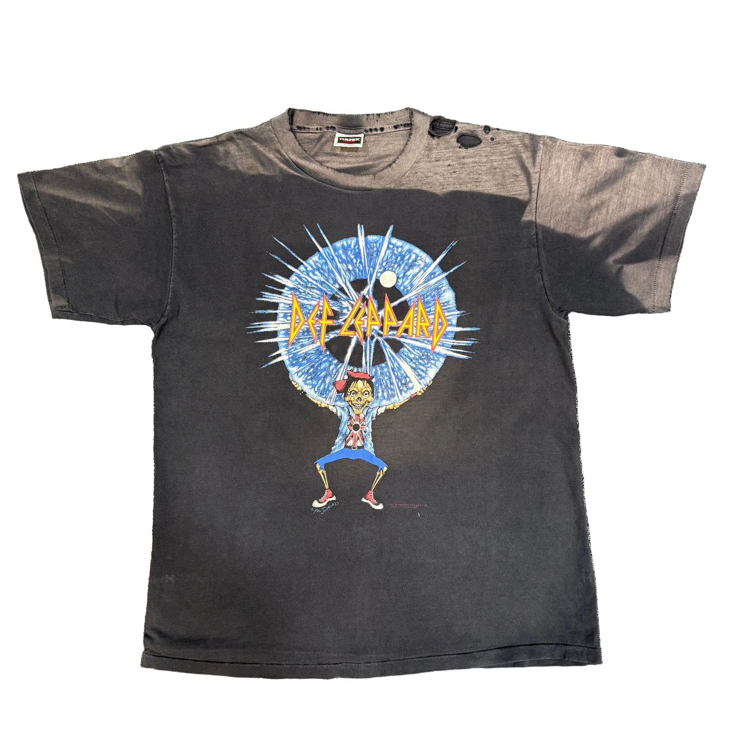 Distressed Def Leppard Tee - Size XL