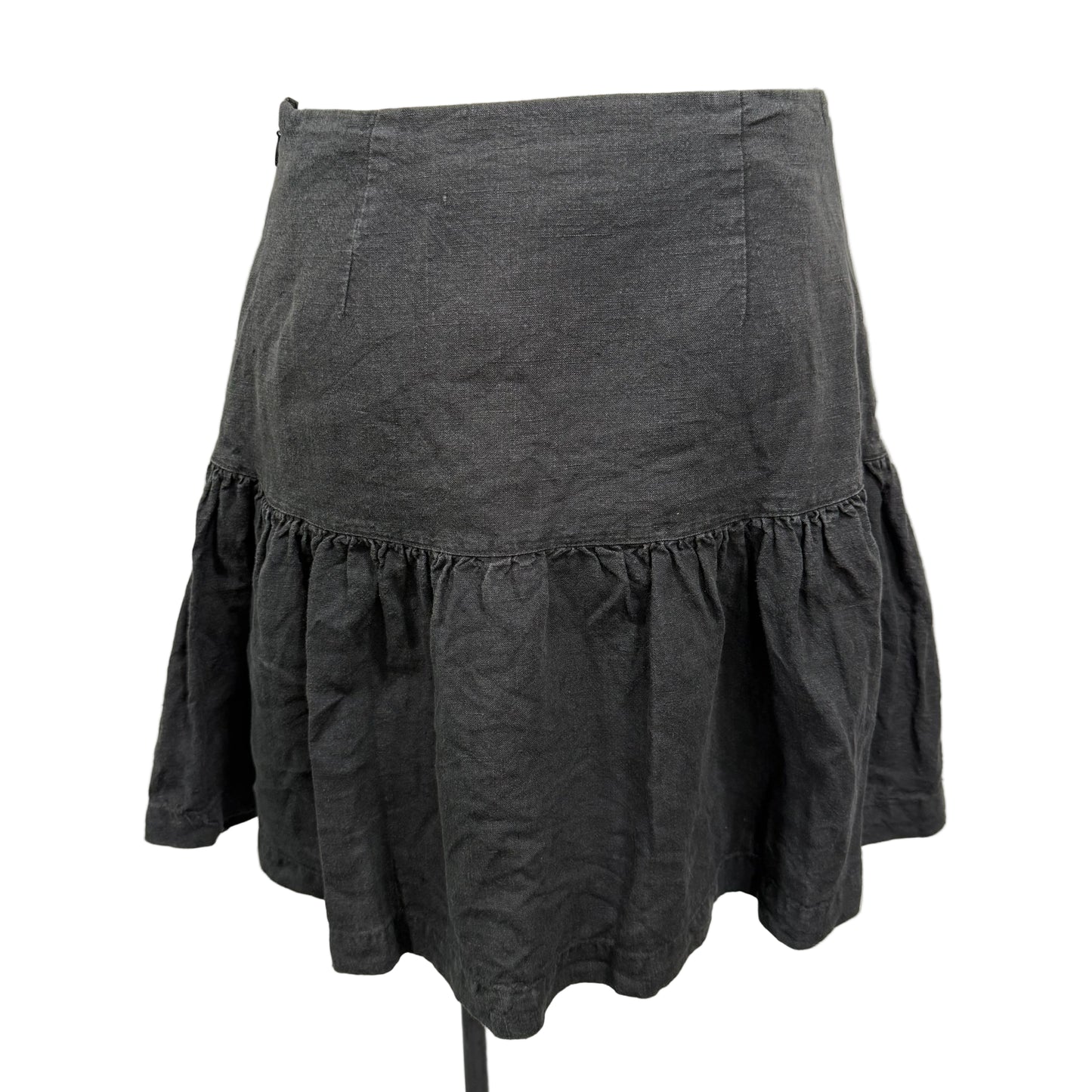 Linen Mini Skirt - Size 8