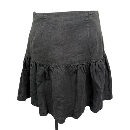 Linen Mini Skirt - Size 8