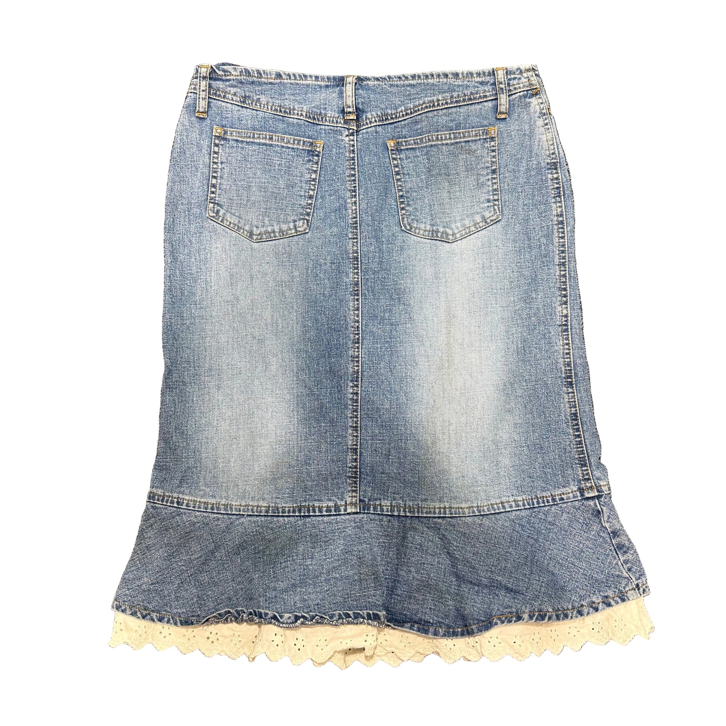 Lace Trim Skirt - Size
