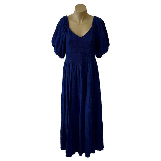 Blue Tiered Maxi - Size 12