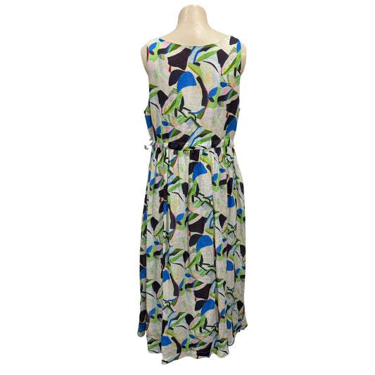 Patterned Maxi Dress - Size L