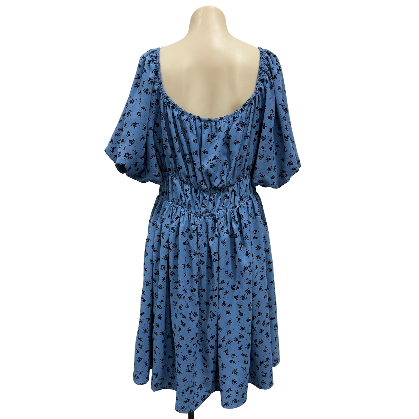 Blue Flower Dress - Size 16