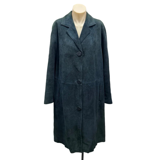 Vintage Leather Coat - Size 10