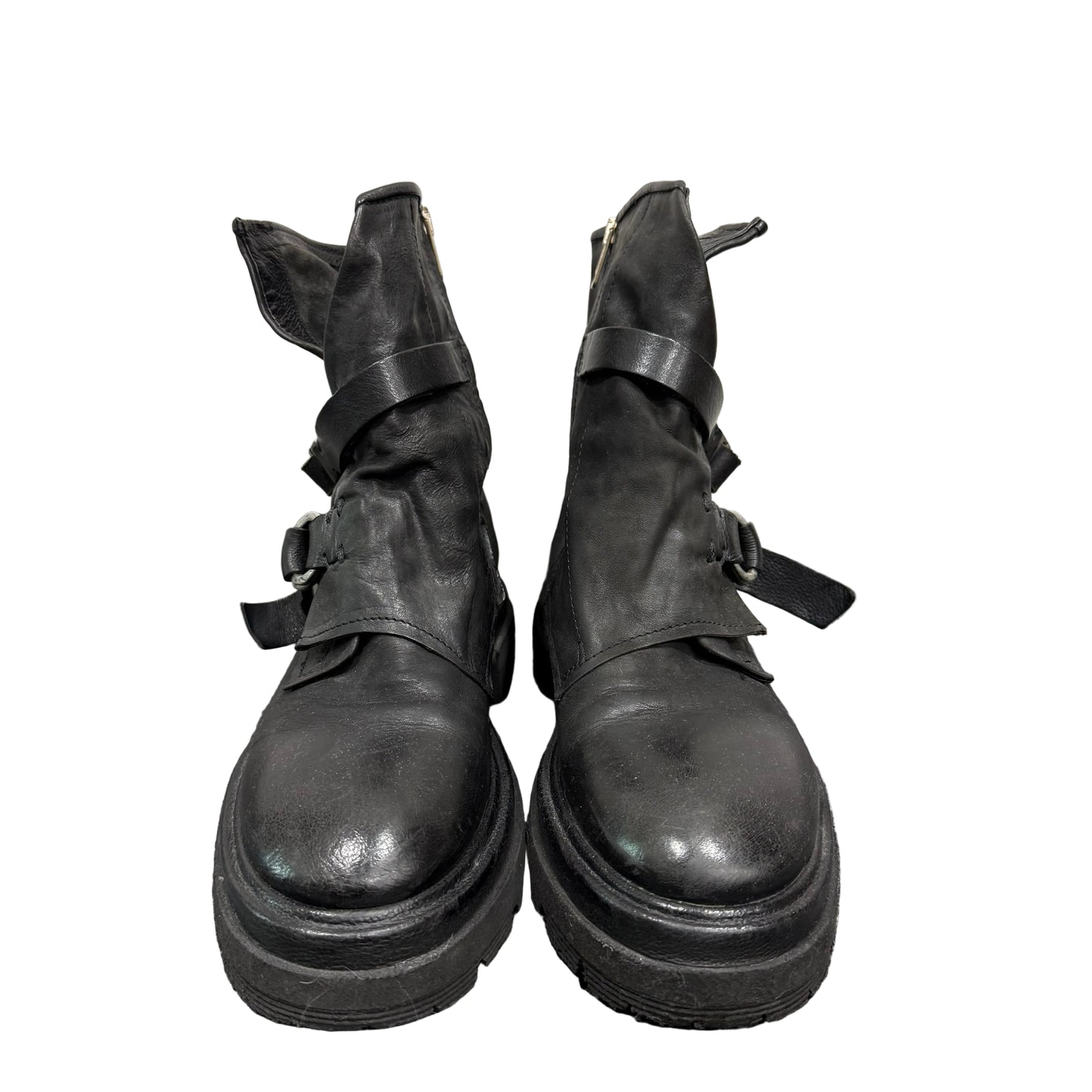 Leather Ankle Boots - Size 39