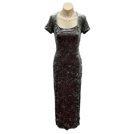 Crushed Velvet Like Dress - Size 8