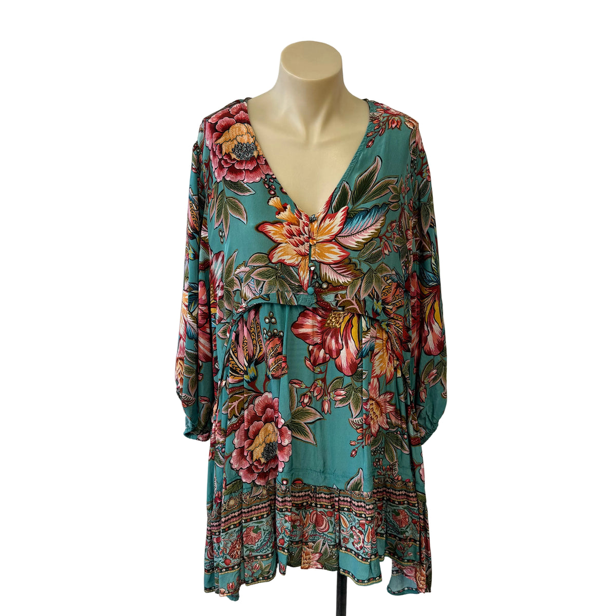 Patterned Blouse - Size 16