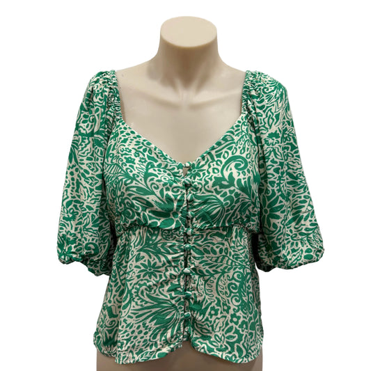 Green Blouse - Size 10