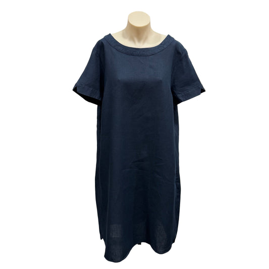 Navy Linen Dress - Size 2XL
