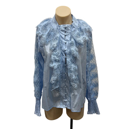 NEW Blue Blouse - Size 10