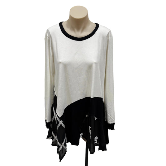 Black & White Long Sleeve - Size 10