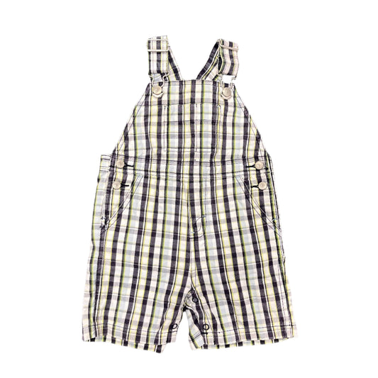 Gingham Overalls - Size 0