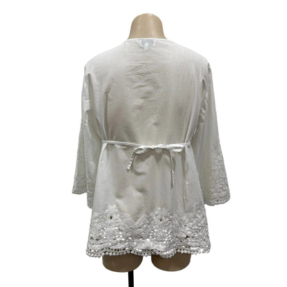 White Floaty Blouse - Size 12