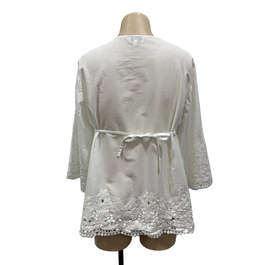 White Floaty Blouse - Size 12