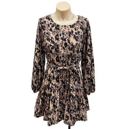 Animal Print Dress - Size 8
