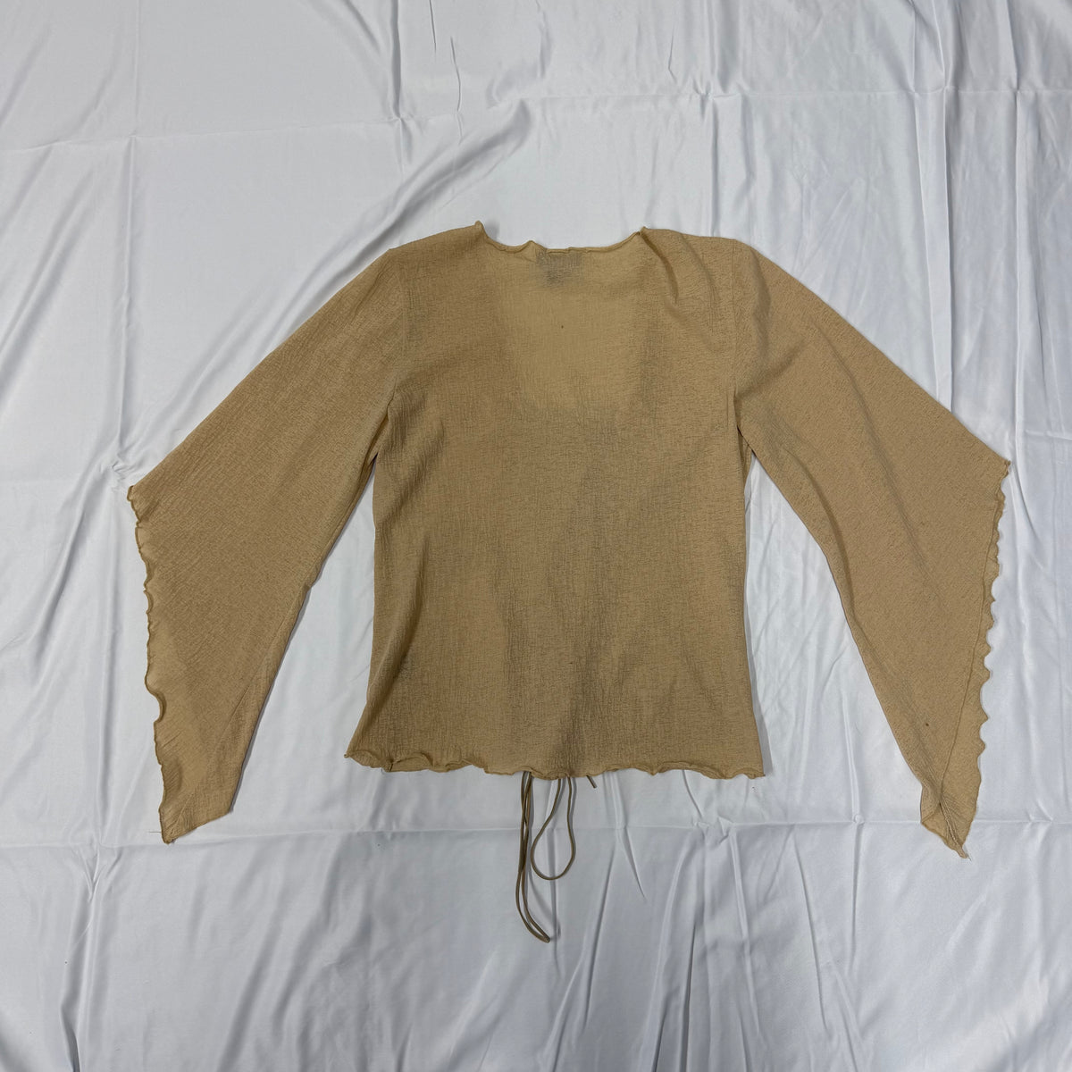 Cream Floaty Top - Size L
