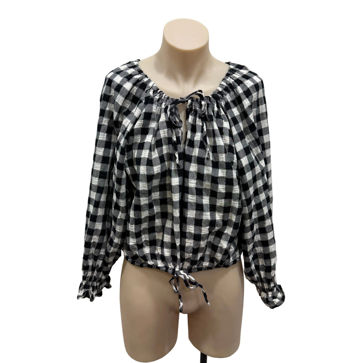 Gingham Blouse - Size 12