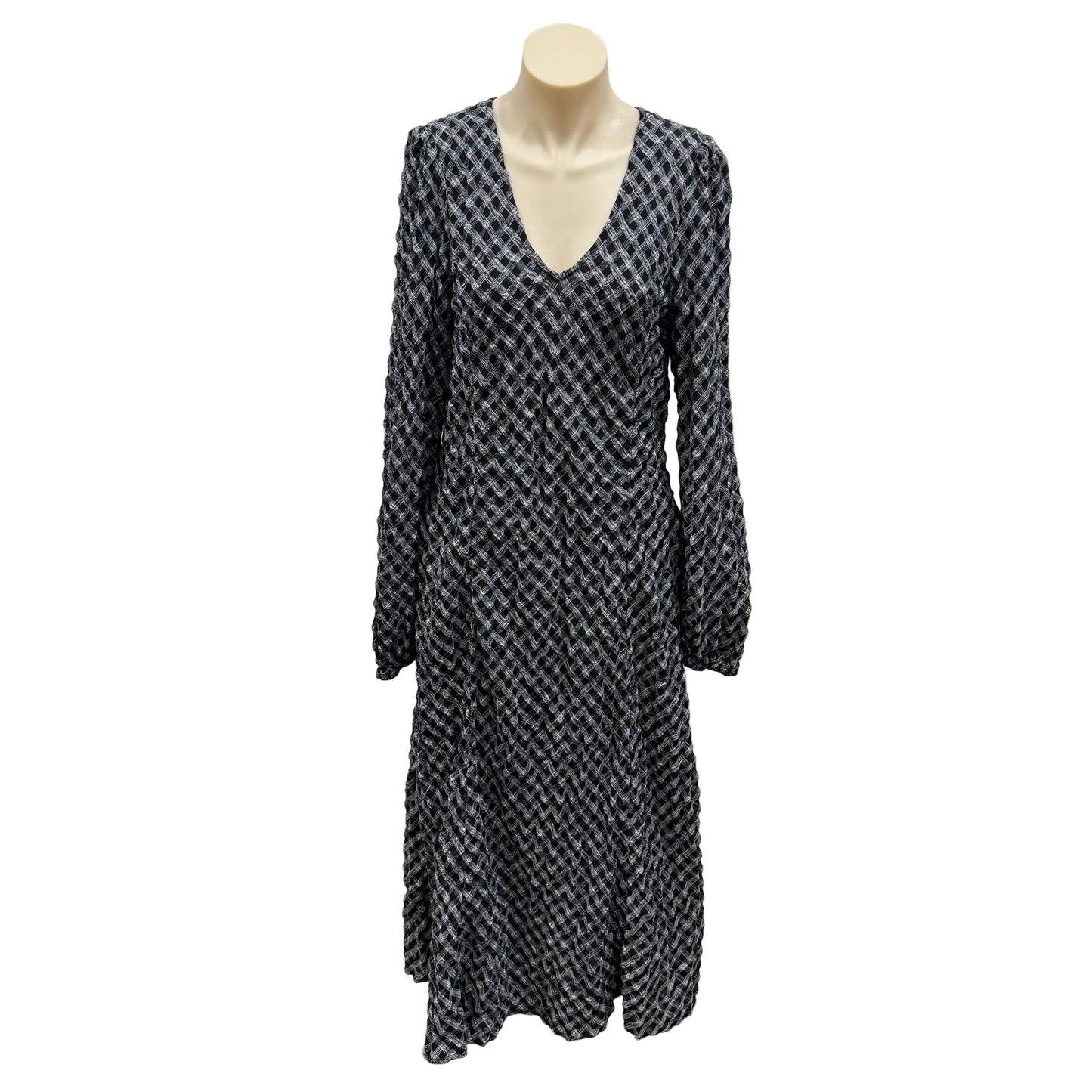 Gingham Maxi Dress - Size XL