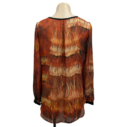 Orange Blouse - Size 10