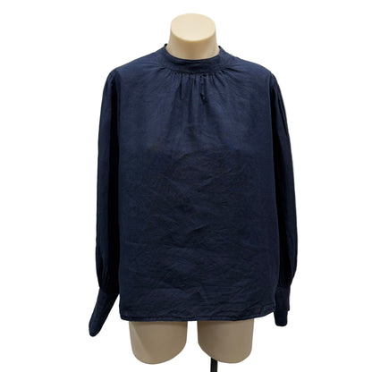 Button Linen Blouse - Size 10