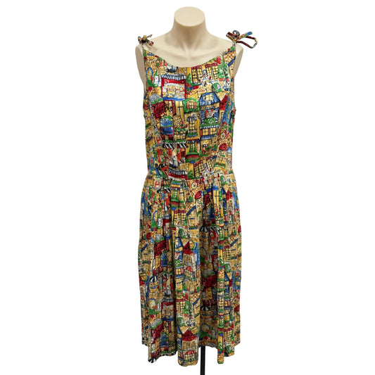 Fun Print Dress - Size 14