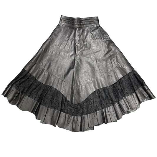 Leather & Lace Skirt - Size 26