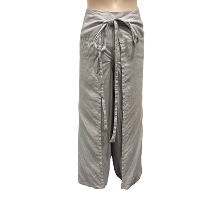 Grey Wrap Pants - Size 10/12