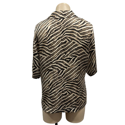 Animal Print Blouse - Size 6