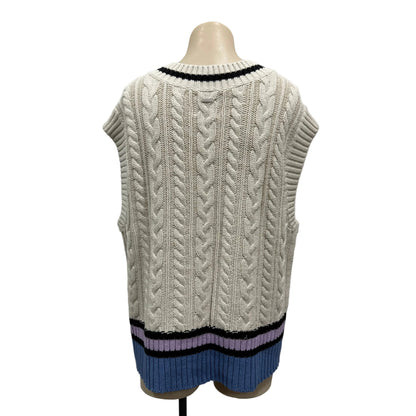 Cable Knit Vest - Size M