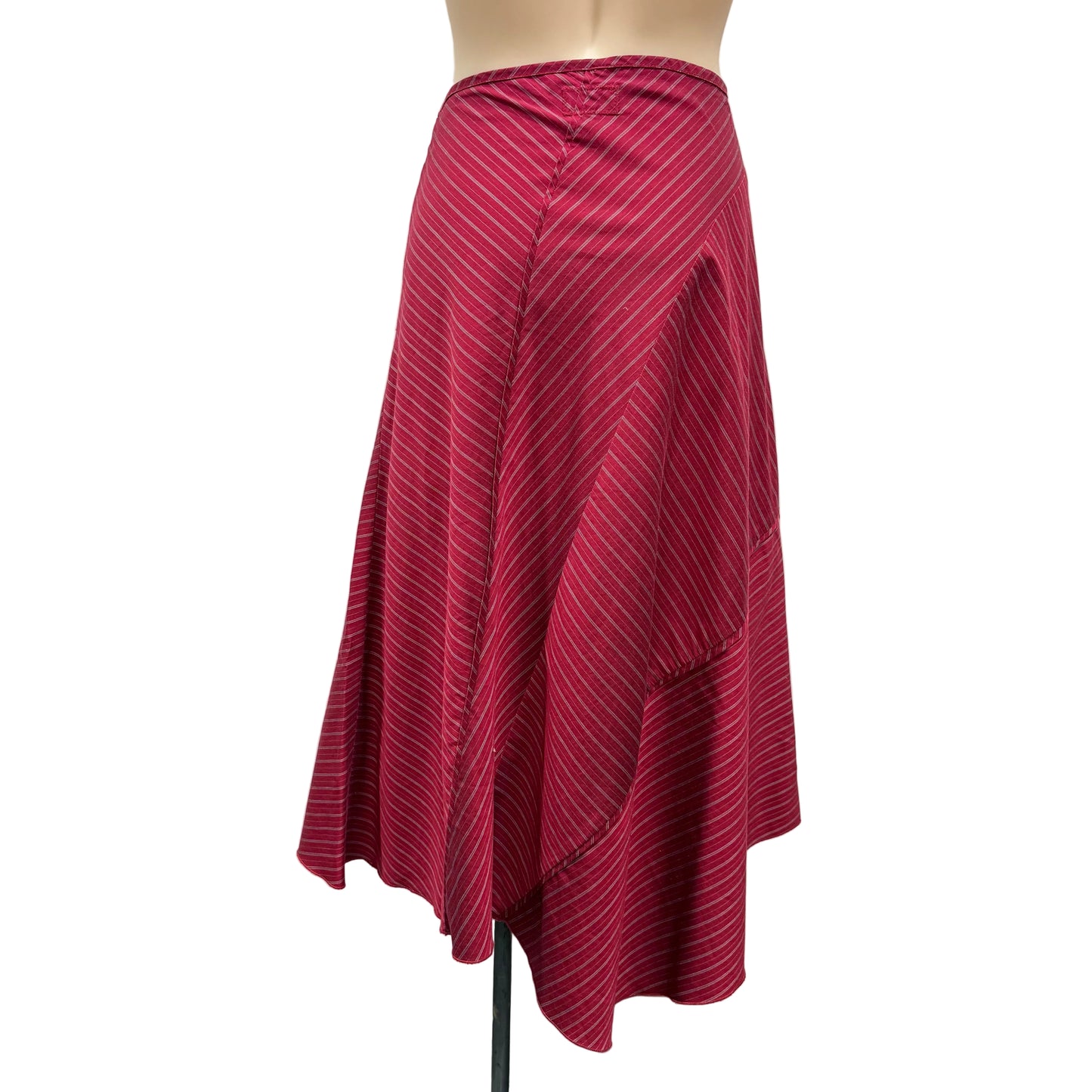 Red Stripe Skirt - Size M