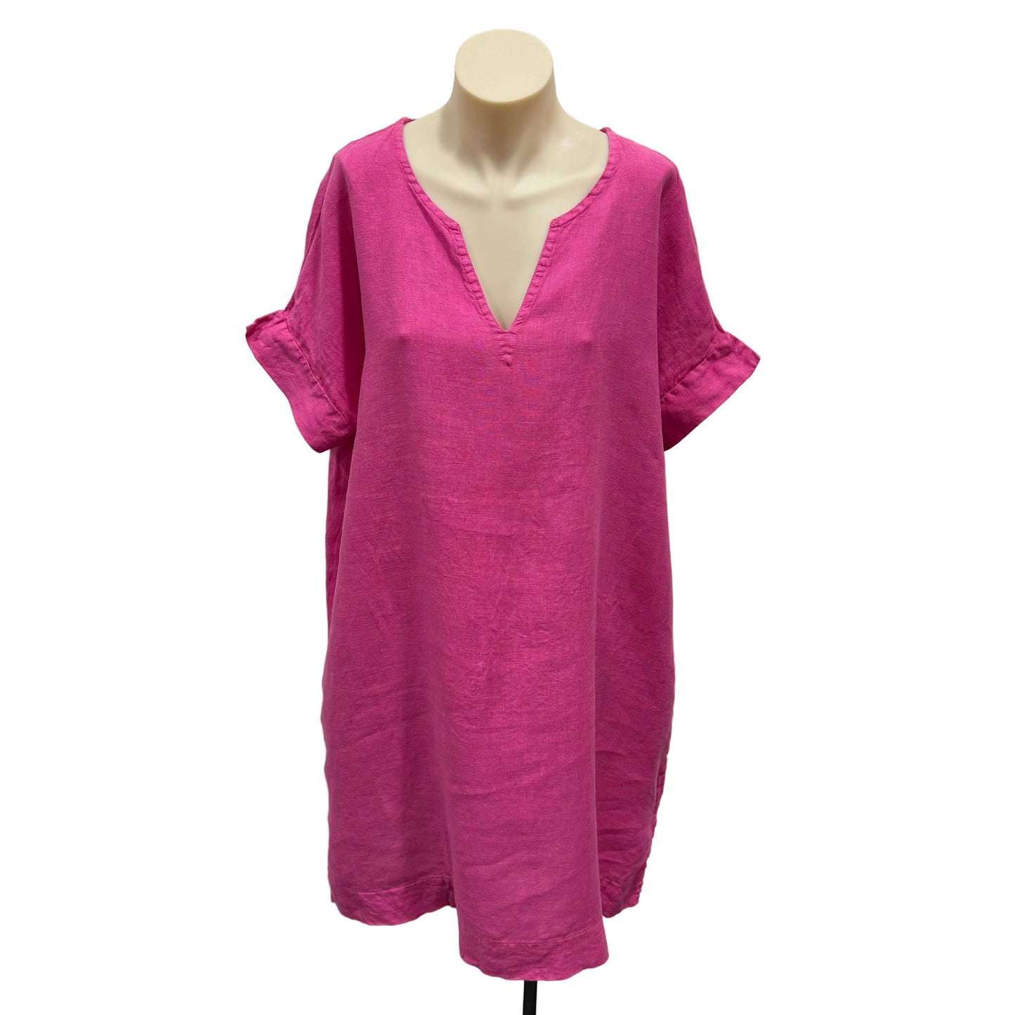 Pink Linen Tunic - Size L/XL