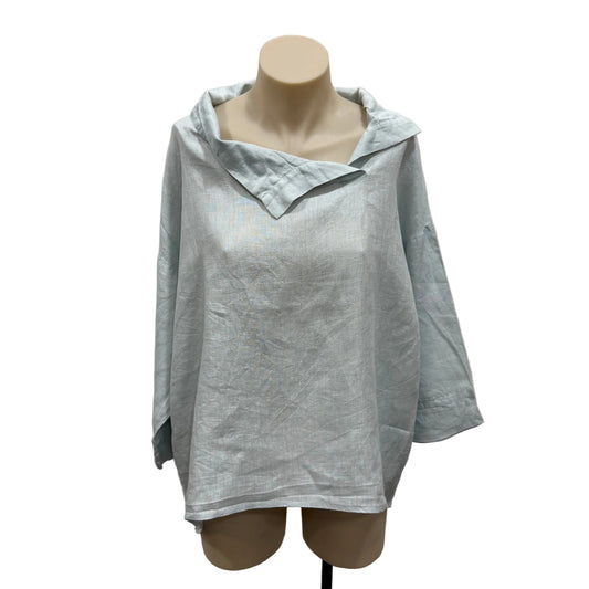 NZ Made Linen Top - Size M