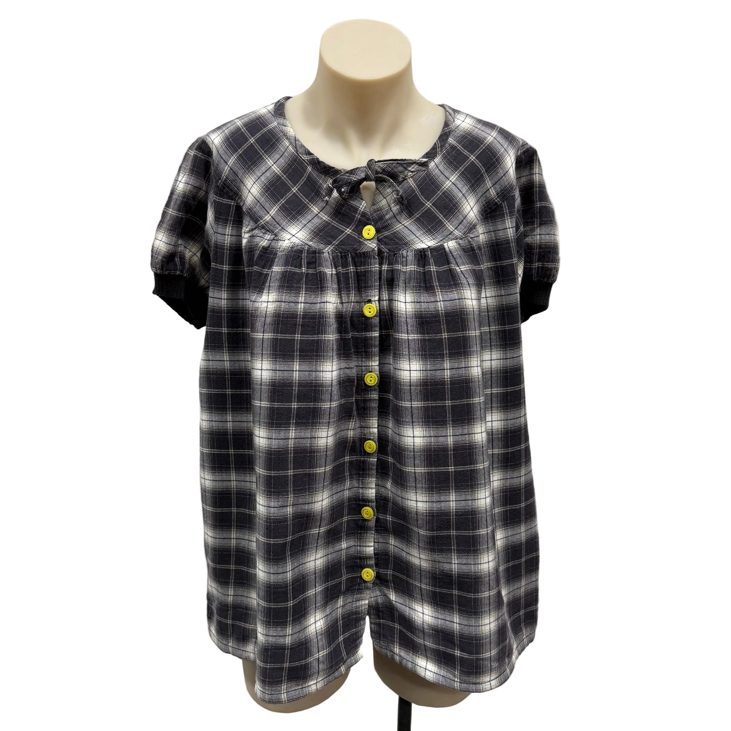Yellow Buttoned Blouse - Size M