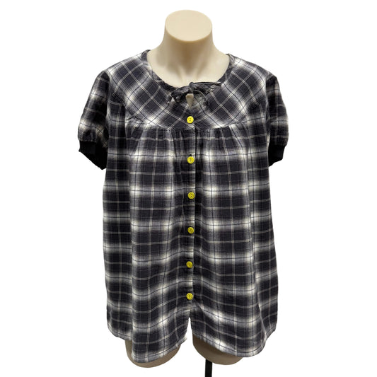 Yellow Buttoned Blouse - Size M