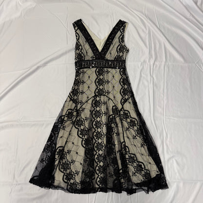 Lace Overlay Dress - Size 12