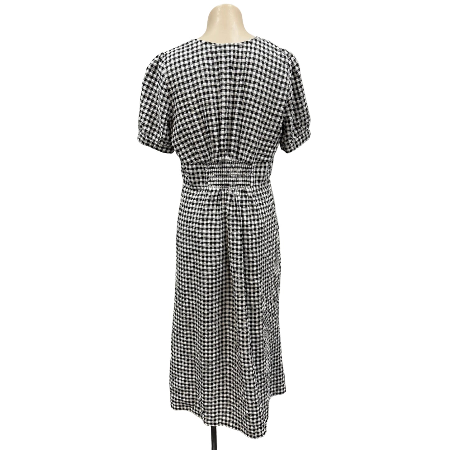 Gingham Midi Dress - Size 12