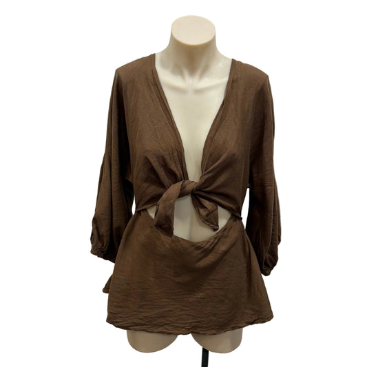 Brown Ruby Top - Size 10