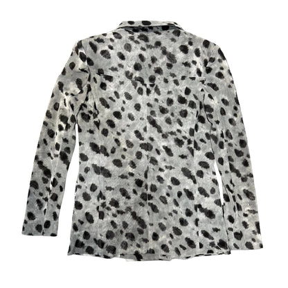 Animal Print Blazer - Size S