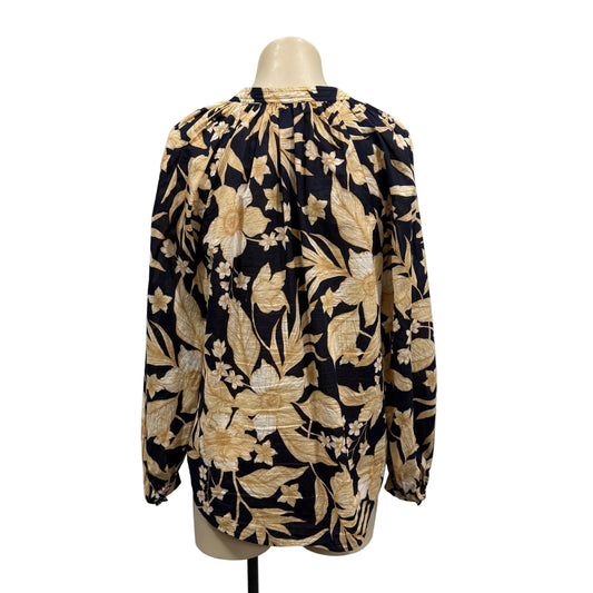 Floral Cotton Blouse - Size 10