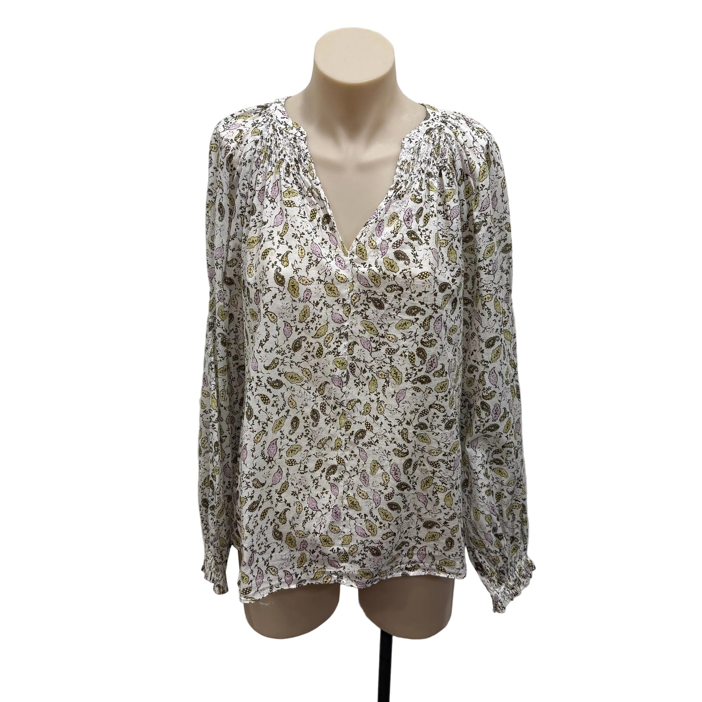 Paisley Cotton Top - Size 10