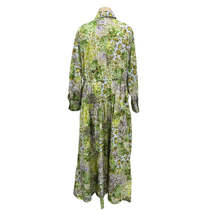 Green Floral Dress - Size M